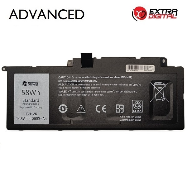 Sülearvuti aku DELL F7HVR, 3900 mAh, Extra Digital Advanced