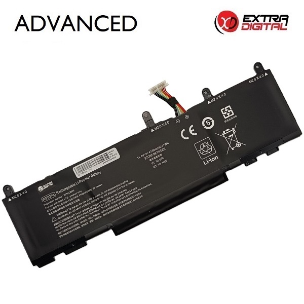 HP WP03XL sülearvuti aku, 4150 mAh, Extra Digital Advanced
