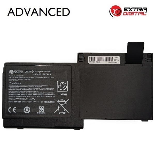 HP SB03XL sülearvuti aku, 4000 mAh, Extra Digital Advanced