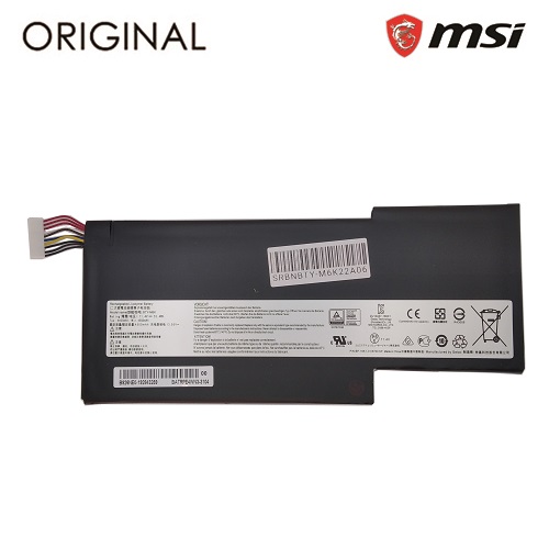 Originaal sülearvuti aku MSI BTY-M6K, 4500mAh