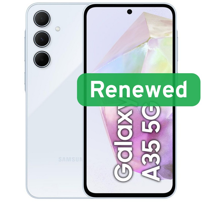 Taastatud Samsung Galaxy A35 5G, klass A, 128 GB, Awesome Ice Blue, 6,6″