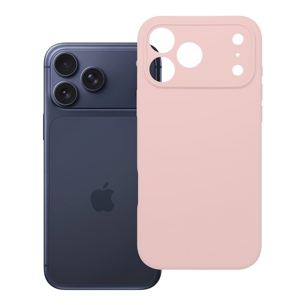 Ümbris Silikoon 2mm jaoks IPHONE 17 Pro Max sand roosa