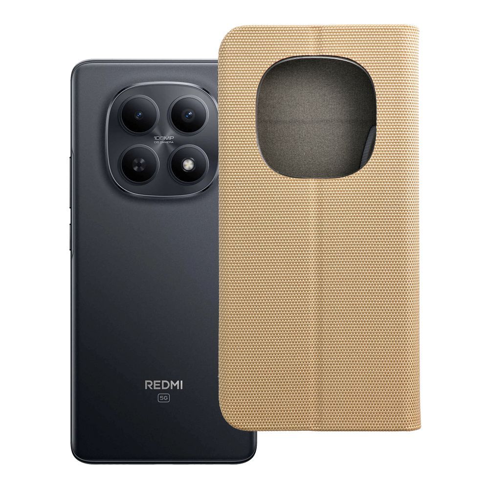 SENSITIVE raamatümbris XIAOMI Redmi Note 15 PRO 5G kuldne