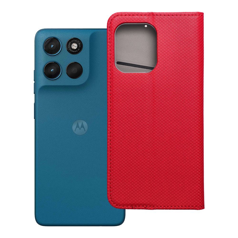 SMART CASE Book ümbris Oppo Reno A6 PRO 5G jaoks - punane