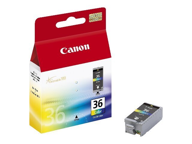 Canon CLI-36 tindikassett, kolmevärviline, mudelitele PIXMA mini260