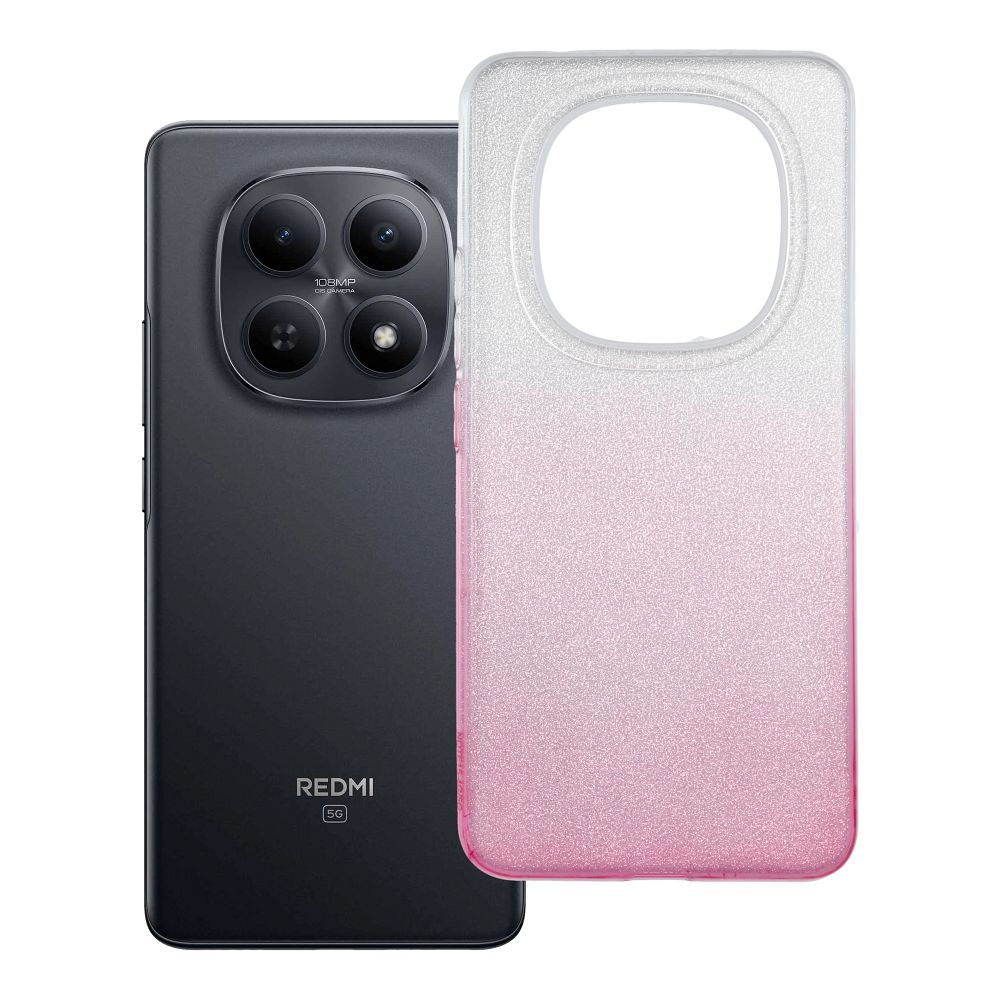 Ümbris for Xiaomi Redmi NOTE 15 5G Shining läbipaistev roosa