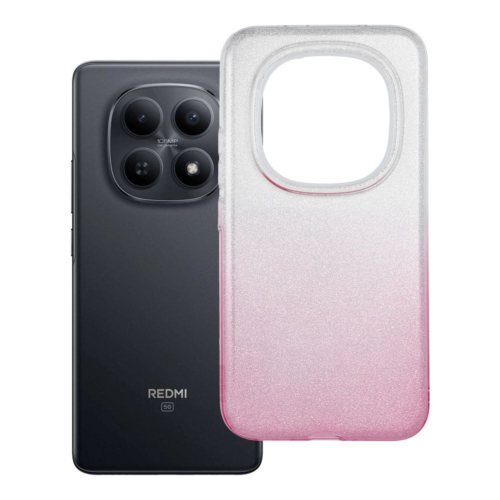 Ümbris for Xiaomi Redmi NOTE 15 PRO PLUS 5G Shining läbipaistev roosa
