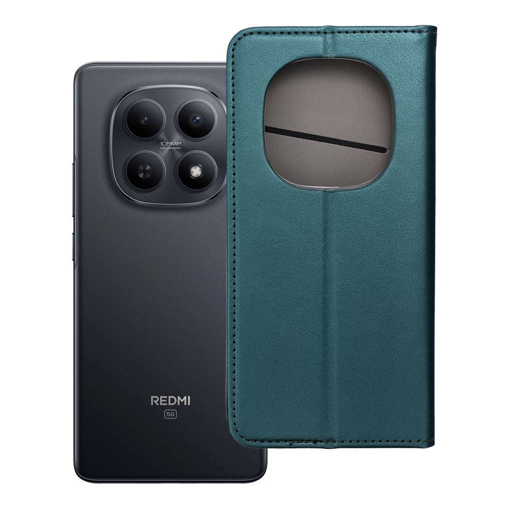 SMART MAGNETO Book ümbris Xiaomi Redmi Note 15 Pro Plus 5G jaoks - tumerohe