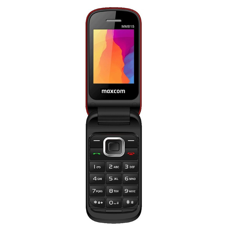 Maxcom MM 815 GSM mobiiltelefon, punane