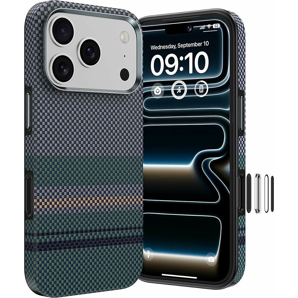 Benks Magnetic Armor Pro Aurora 600D kevlarist ümbris (C.K.FL.AP.SR.A073) iPhone 18 Pro Max / 17 Pro Max mudelitele, kaamera juhtnupuga