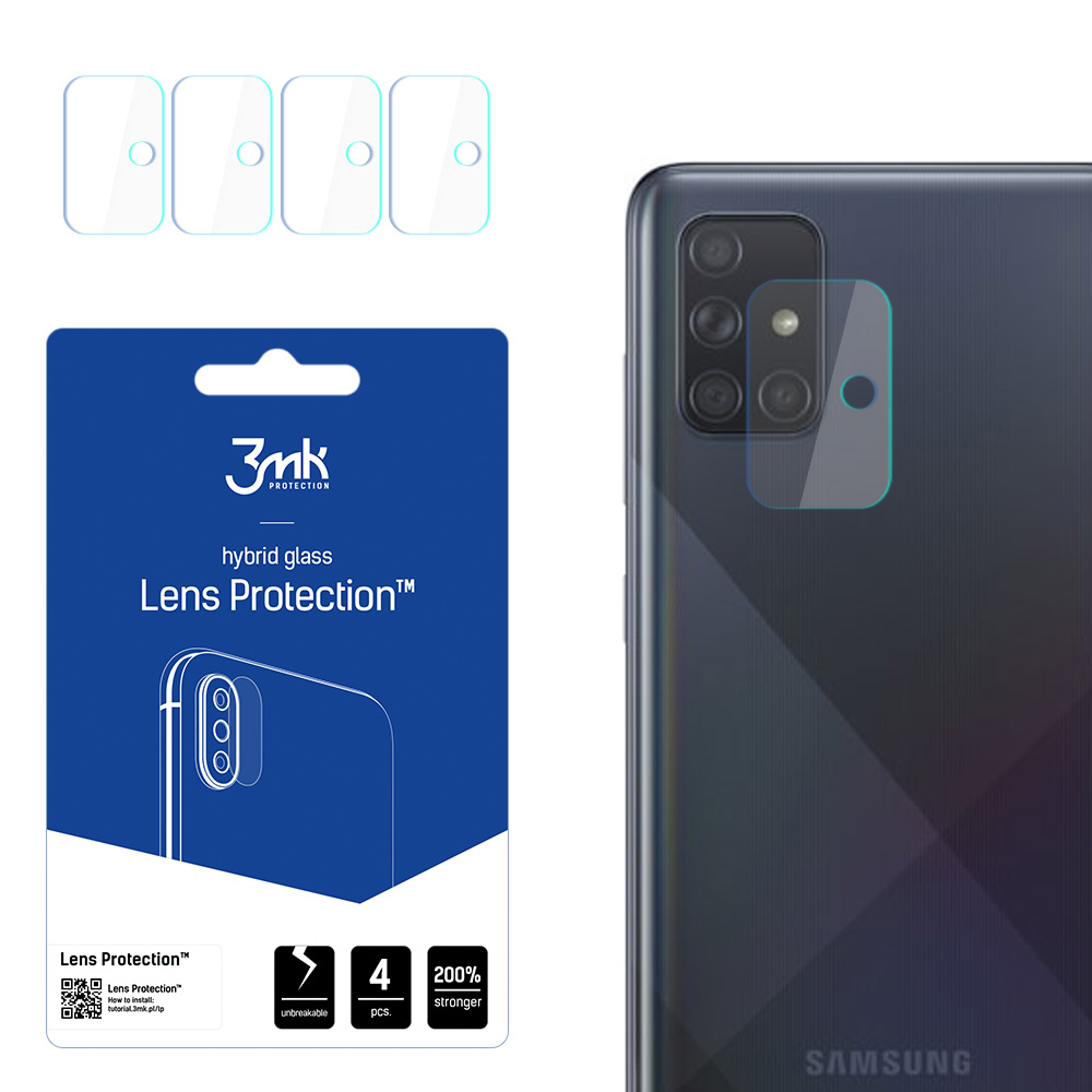 Samsung Galaxy A71 5G – 3mk Lens Protection kaamera objektiivi kaitse