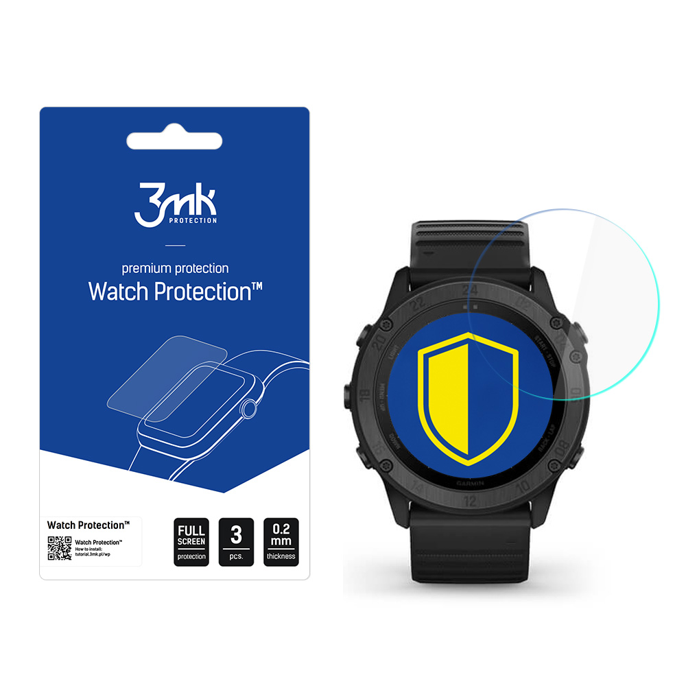 Garmin Tactix Delta – 3mk Watch Protection FlexibleGlass nutikella ekraanikaitse