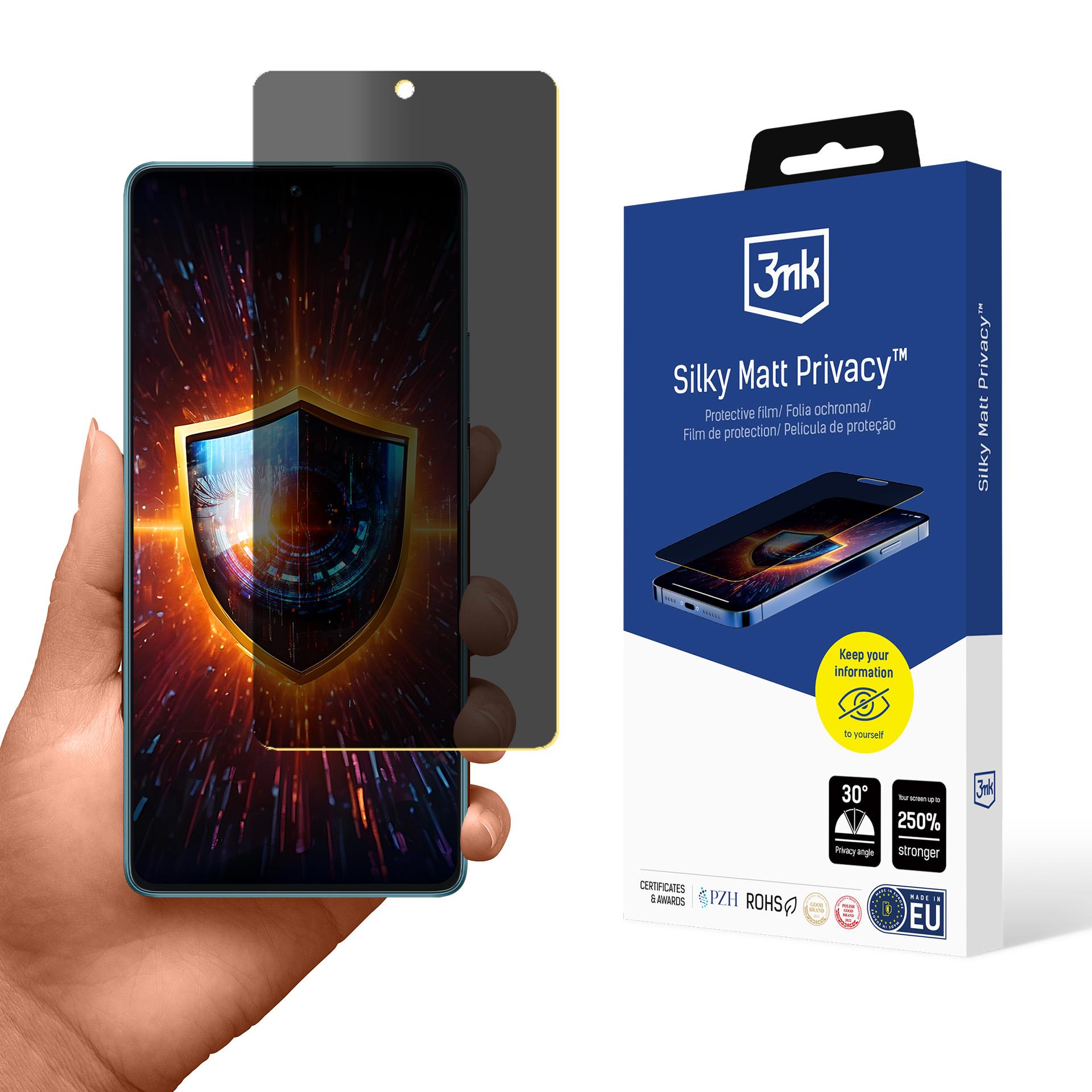Poco F5 – 3mk Silky Matt Privacy privaatsusfilter