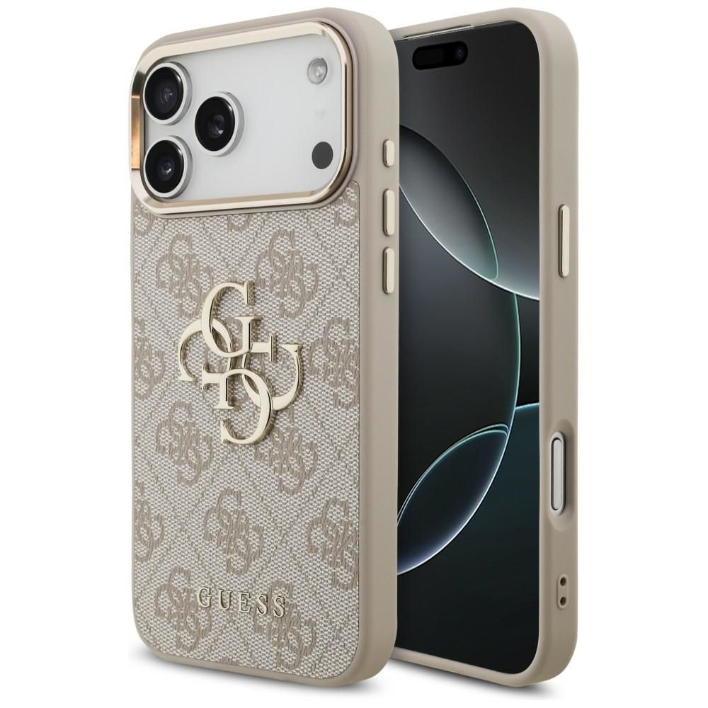 GUESS GUE005593 (PU W/ Big 4G Classic Logo) kaitseümbris seadmele iPhone 18 Pro Max / 17 Pro Max, värv: roosakuldne