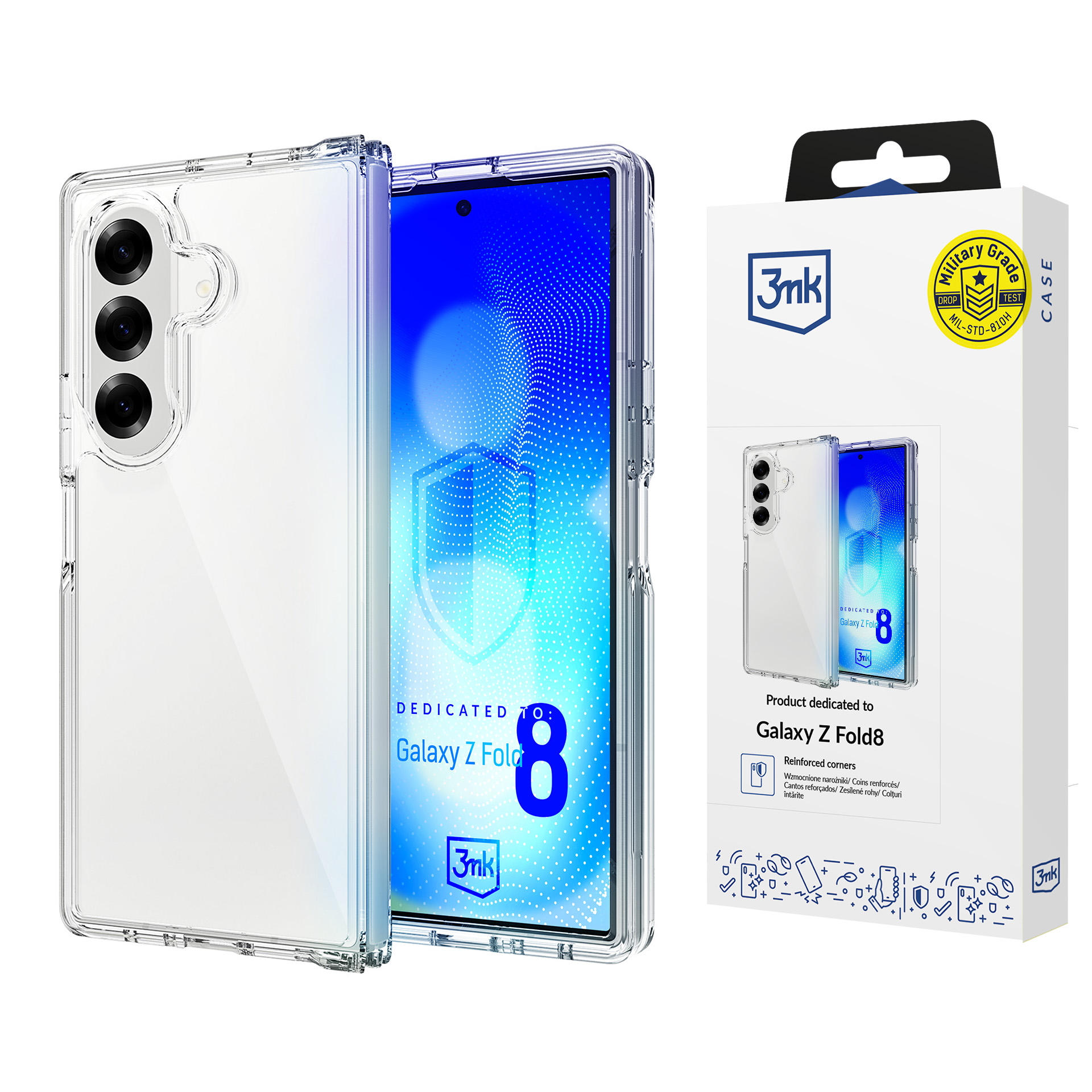 Samsung Galaxy Z Fold 8 Ultra – 3mk Armor ümbris