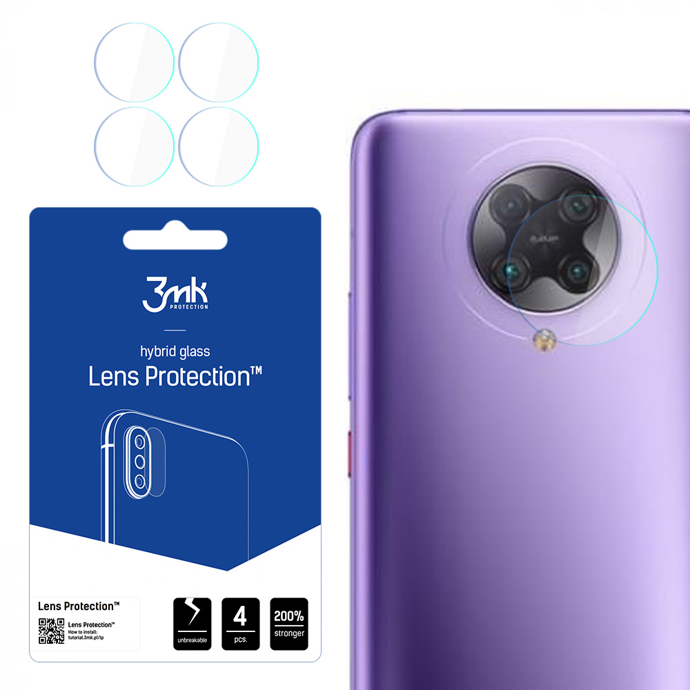 3mk Lens Protection™ hybrid camera glass jaoks Xiaomi Poco F2 Pro 5G