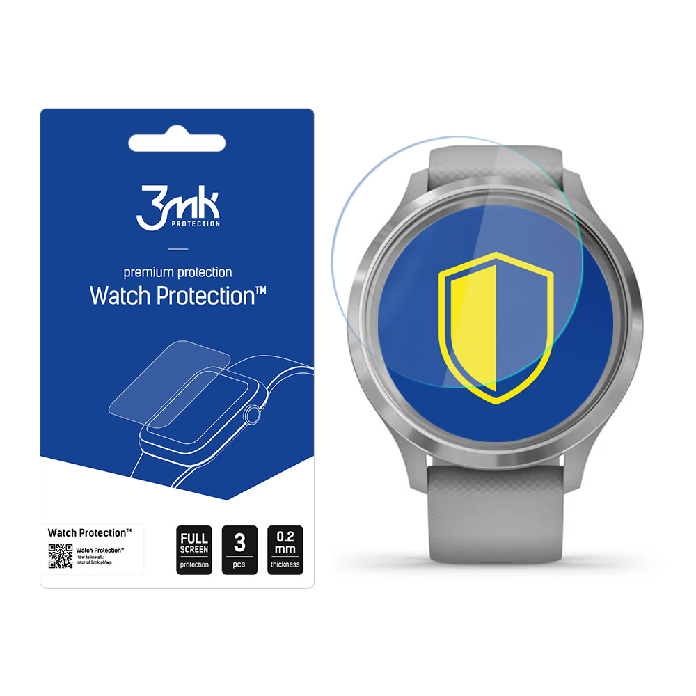 Garmin Vivomove 3 – 3mk Watch Protection FlexibleGlass nutikella ekraanikaitse