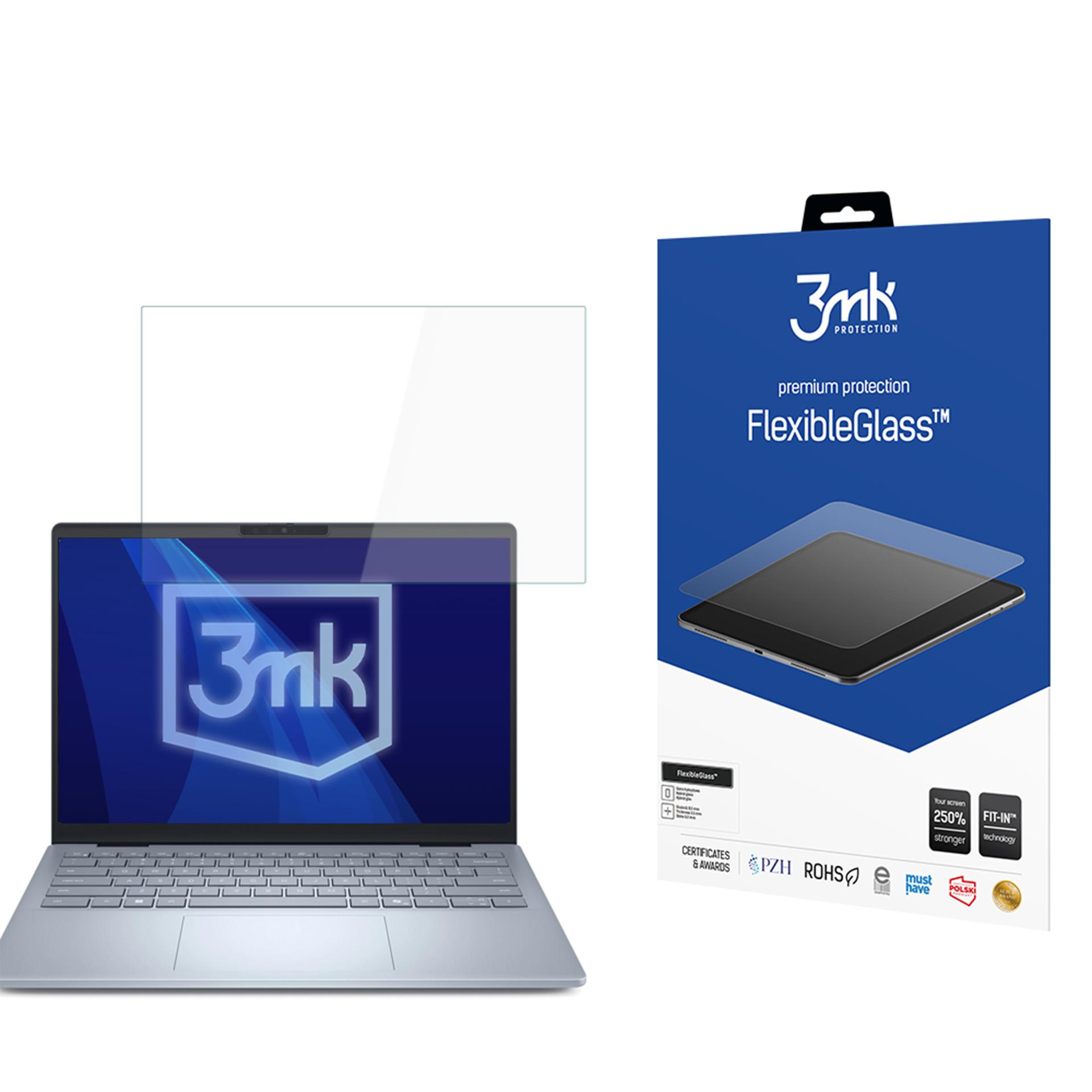 Dell Pro 14 Plus P1425 – 3mk FlexibleGlass (kuni 15") arvuti ekraanikaitse