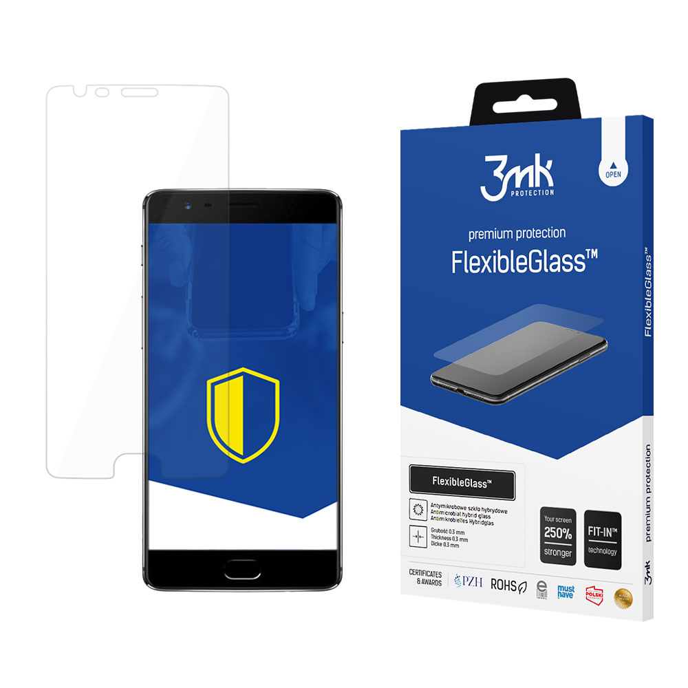 OnePlus 3 A3003 – 3mk FlexibleGlass telefoni ekraanikaitse