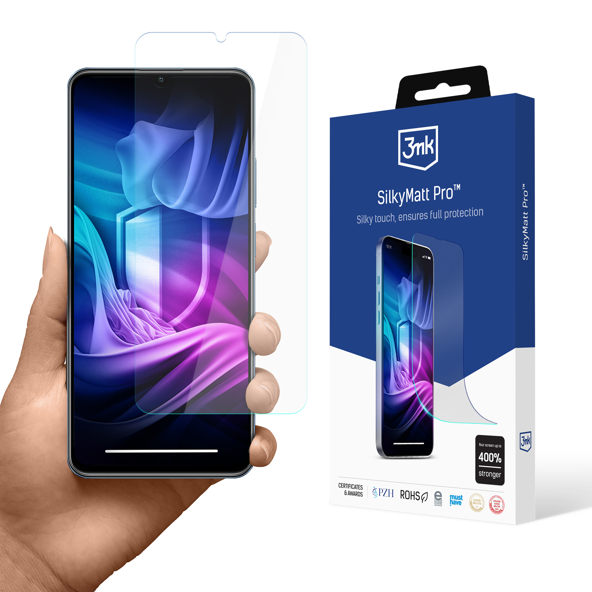 Realme C63 – 3mk Silky Matt Pro telefoni ekraanikaitse