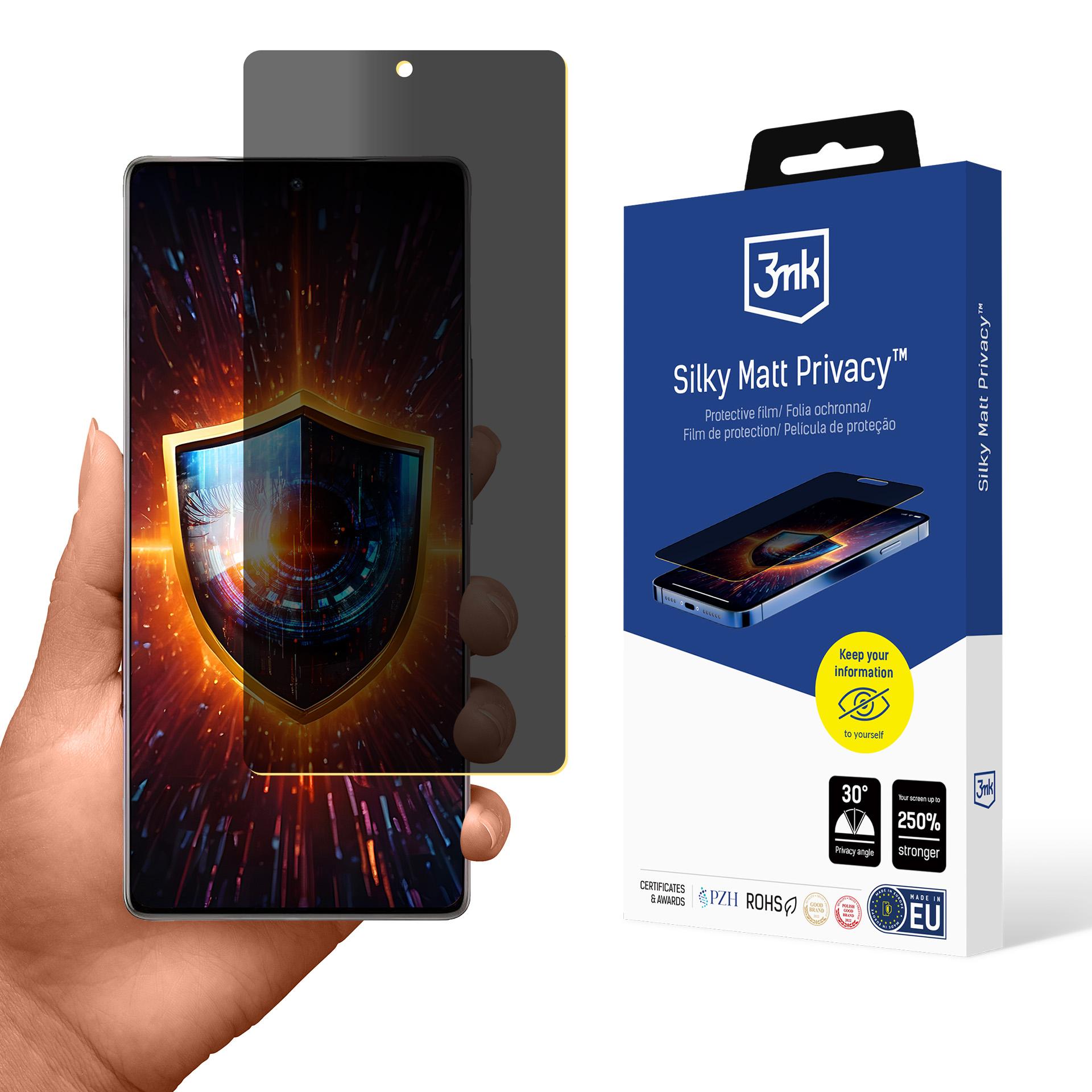 Infinix Note 50 / Note 50 Pro – 3mk Silky Matt Privacy privaatsusfilter