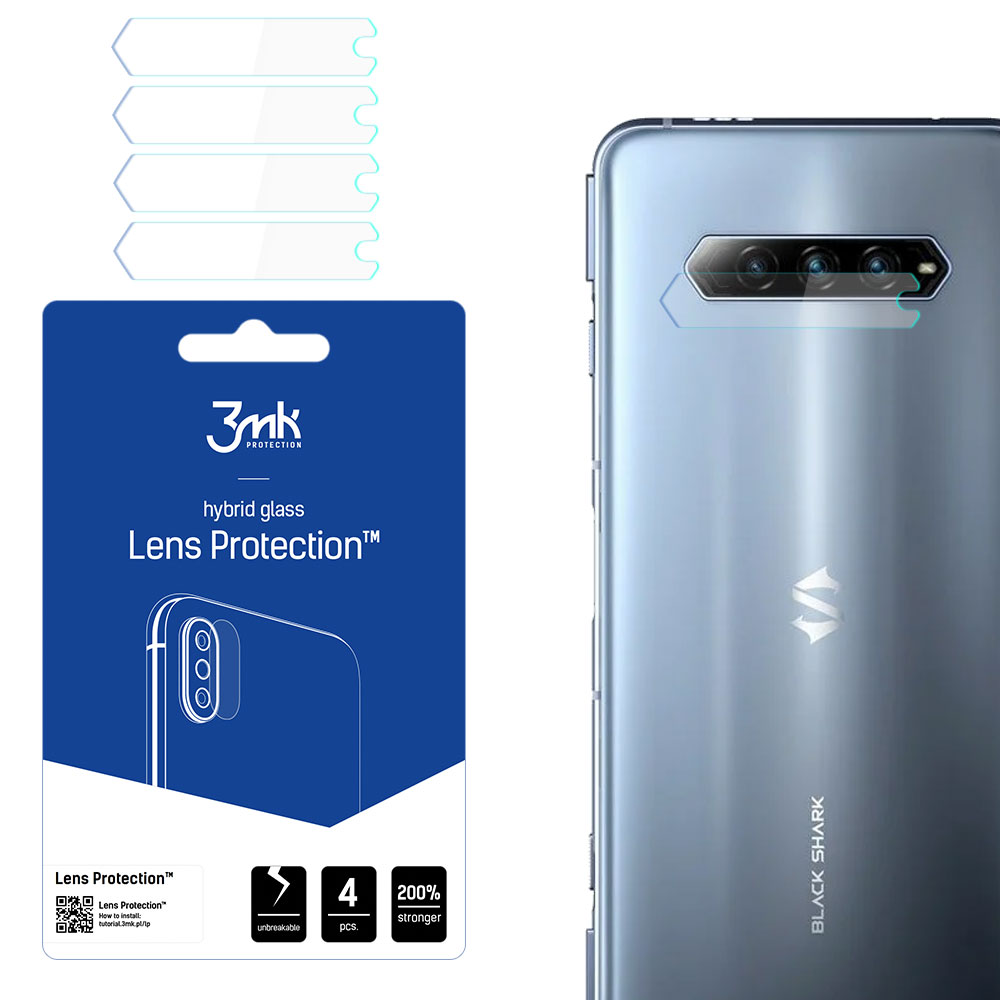 Xiaomi Black Shark 4 5G – 3mk Lens Protection kaamera objektiivi kaitse