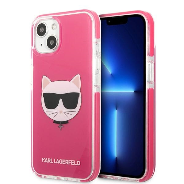 KARL LAGERFELD KLHCP13STPECPI IPHONE 13 MINI 5.4 "ÜMBRIS FUCHSIA/FUSCHIA CHOUPETTE HEAD