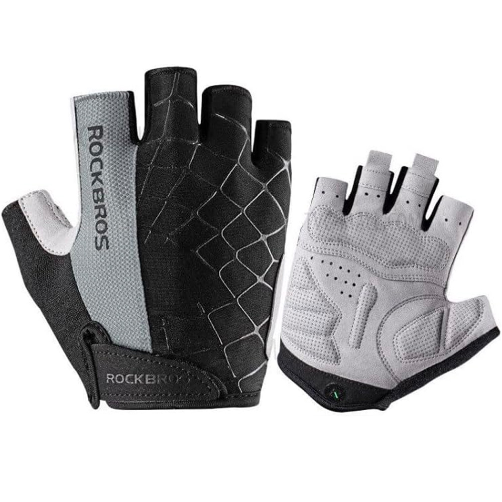Rockbros S109GR jalgrattakindad, suurus S – hallid