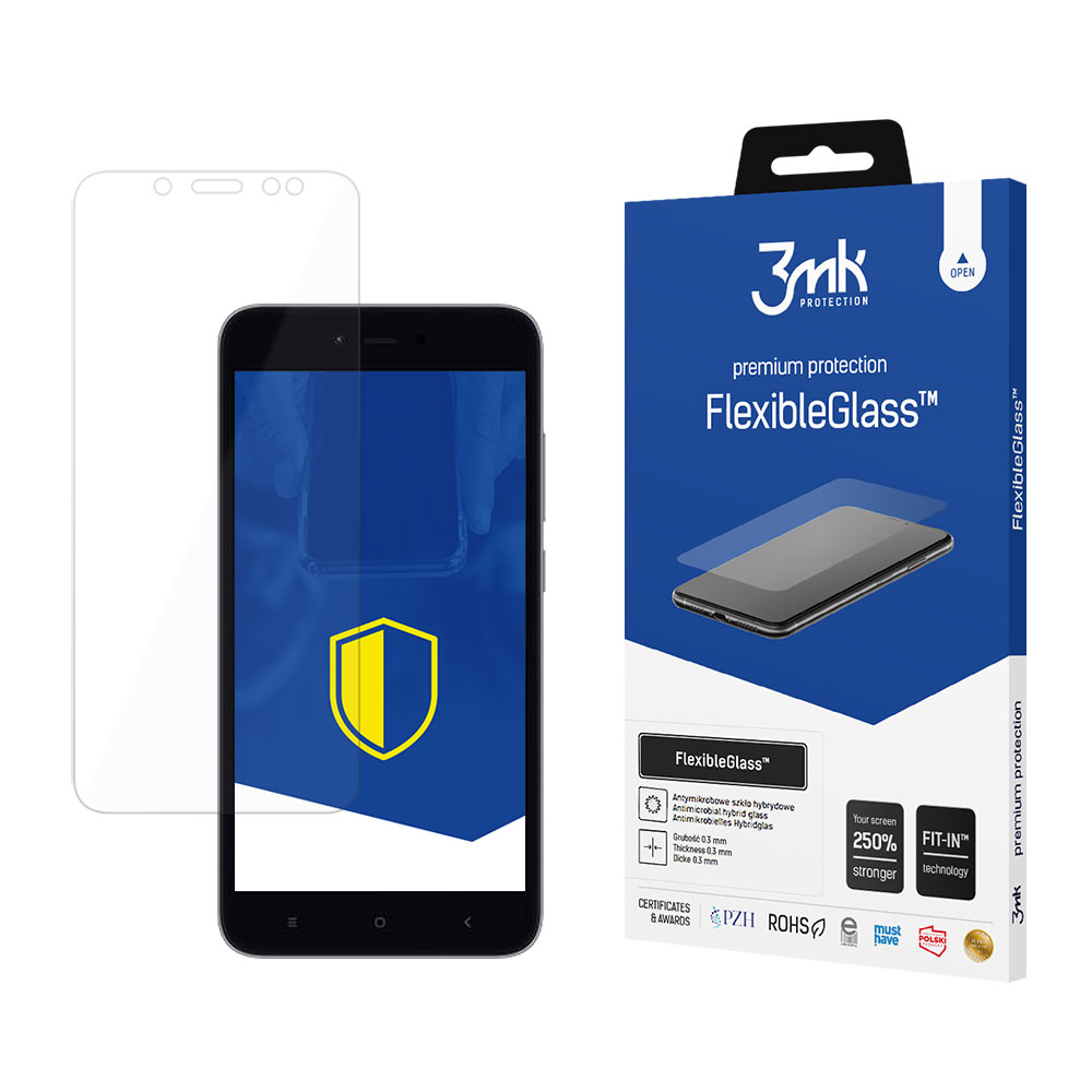 Xiaomi Redmi Note 5A Prime Gl. – 3mk FlexibleGlass telefoni ekraanikaitse