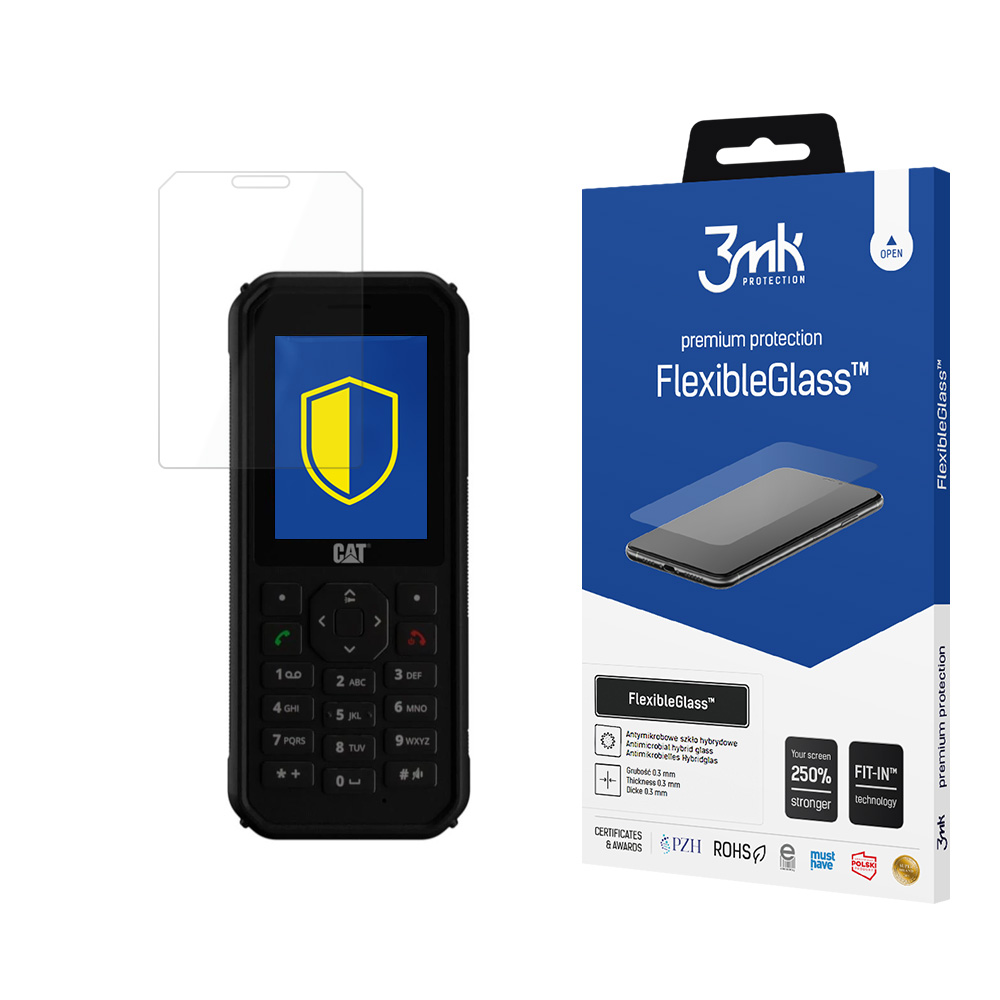 Cat B40 – 3mk FlexibleGlass telefoni ekraanikaitse