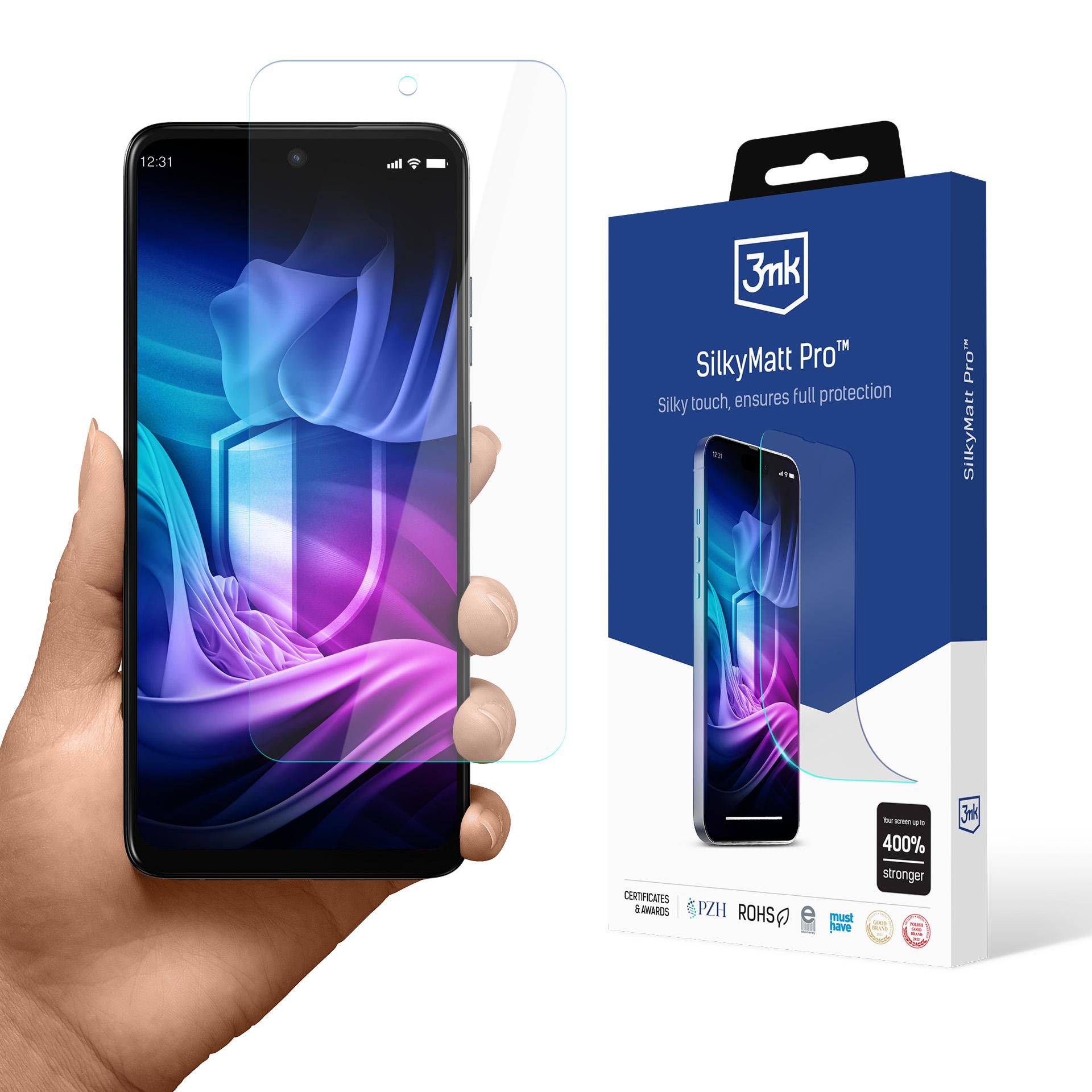 Motorola Moto E15 – 3mk Silky Matt Pro telefoni ekraanikaitse