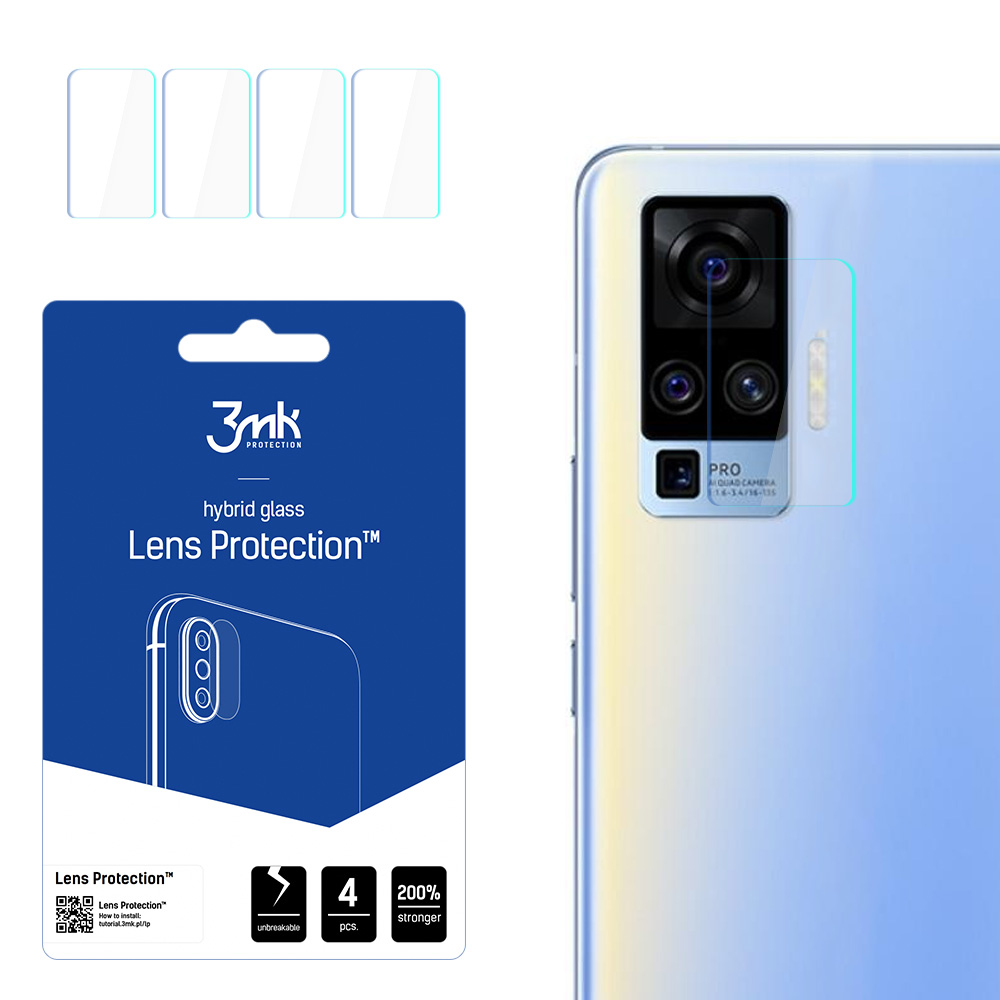 Vivo X50 Pro 5G – 3mk Lens Protection kaamera objektiivi kaitse