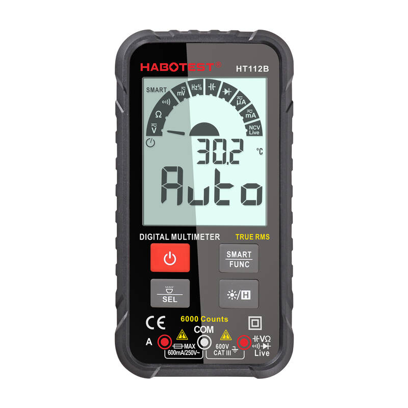 Digitaalne universaalne True RMS multimeeter Habotest HT112B