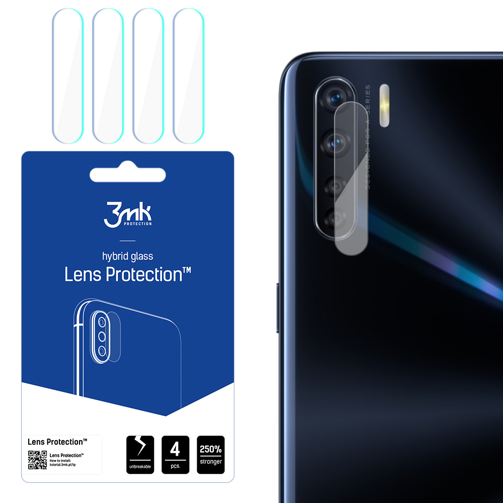 Hübriidklaas 3MK Hübriidklaas kaamera OPPO A91 kaamerale 4 tk.