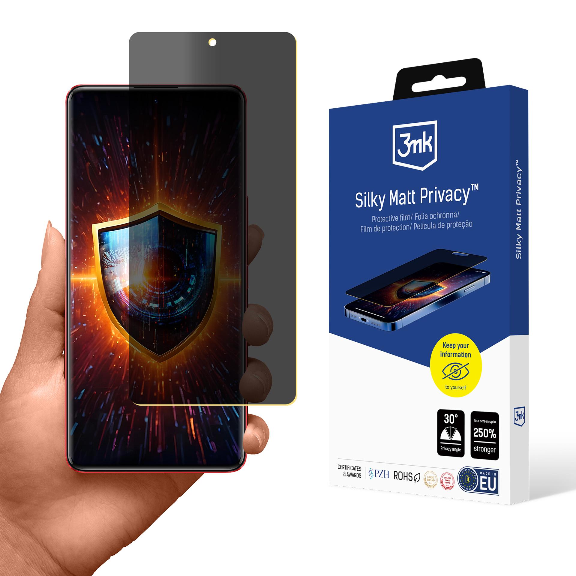 Infinix Note 30 Vip – 3mk Silky Matt Privacy privaatsusfilter