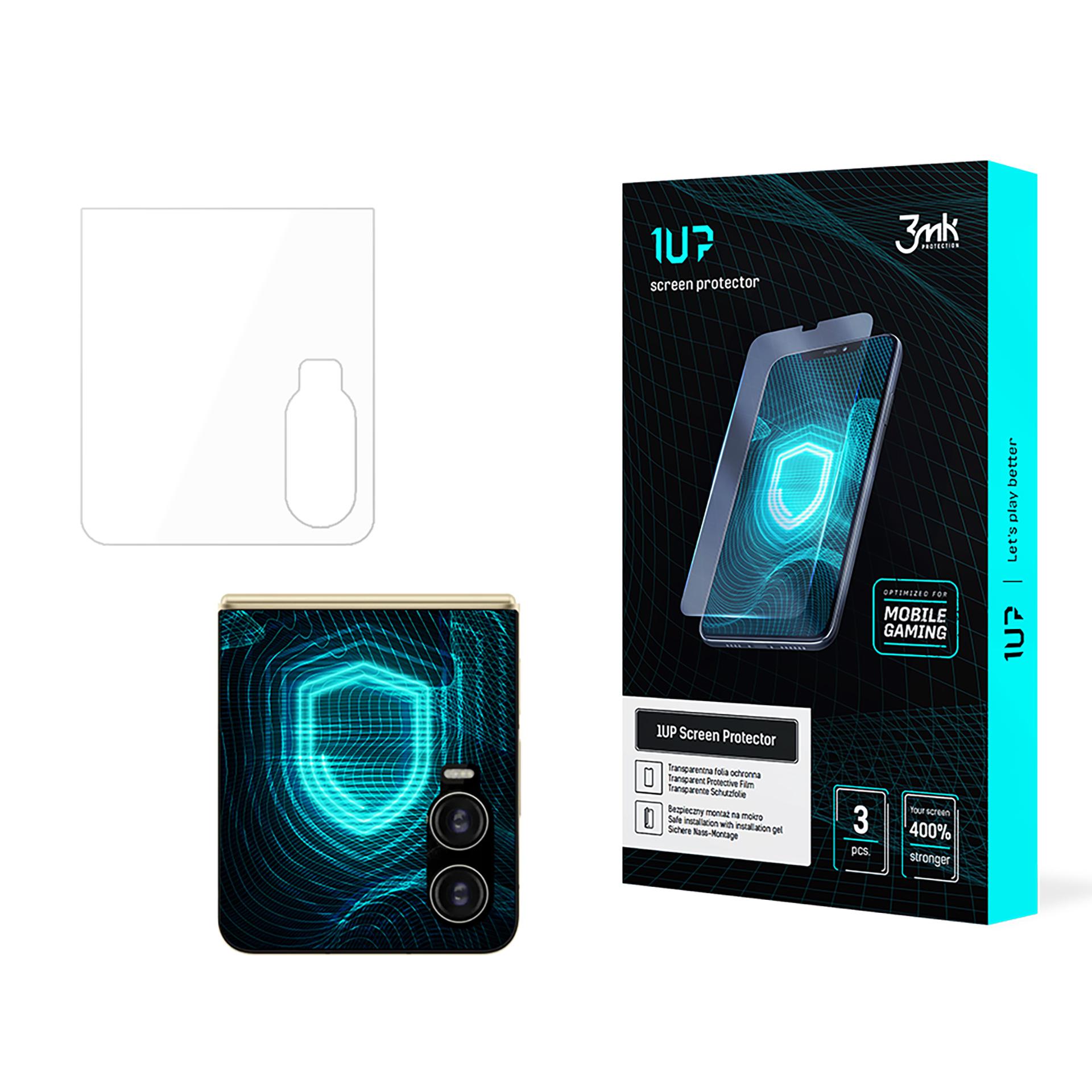 Tecno Phantom V Flip2 (front) – 3mk 1UP telefoni ekraanikaitse