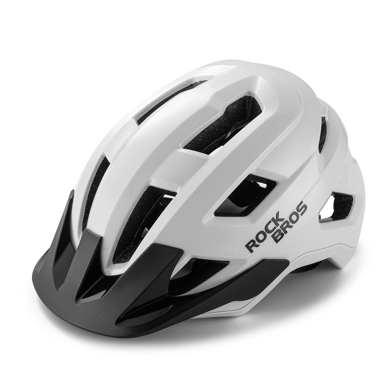 Rockbros LK-67 eemaldatava visiiriga noorte jalgrattakiiver, 54–58 cm – valge
