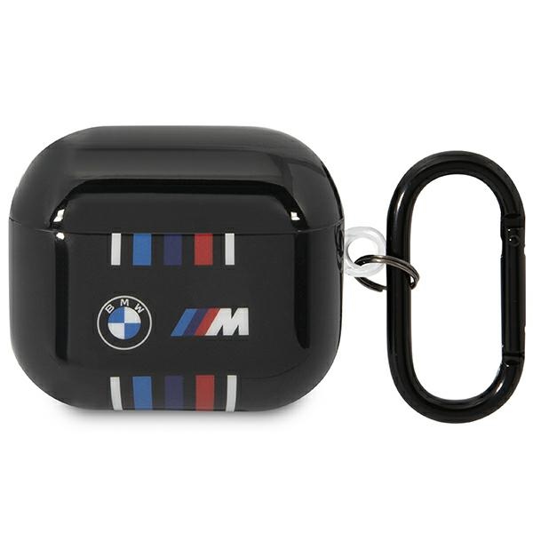 BMW BMA322SWTK ümbris AirPods 3. põlvkonnale, must / must, mitmevärviliste joontega
