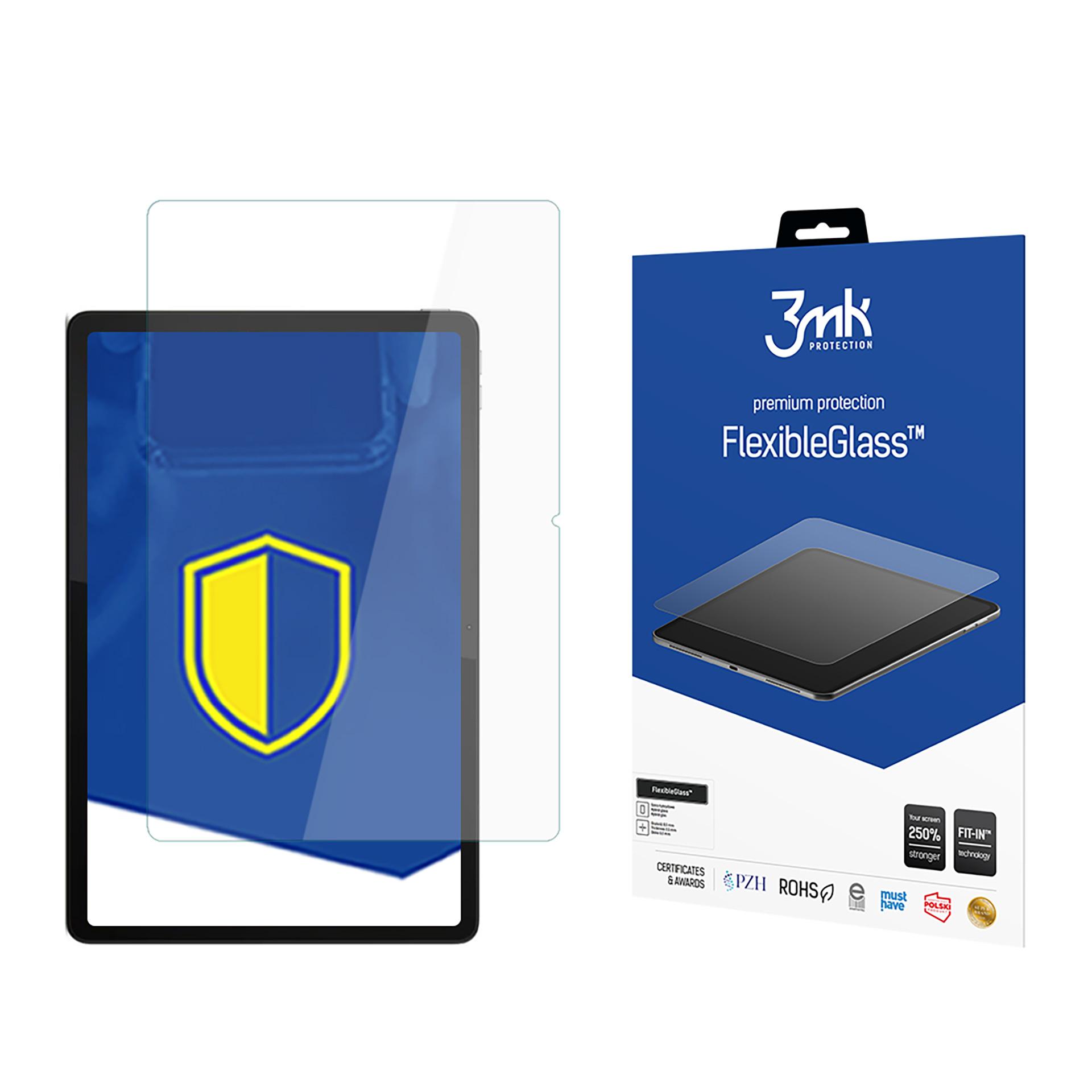 Lenovo Tab K11 Enhanced Edition – 3mk FlexibleGlass (kuni 13") tahvelarvuti ekraanikaitse