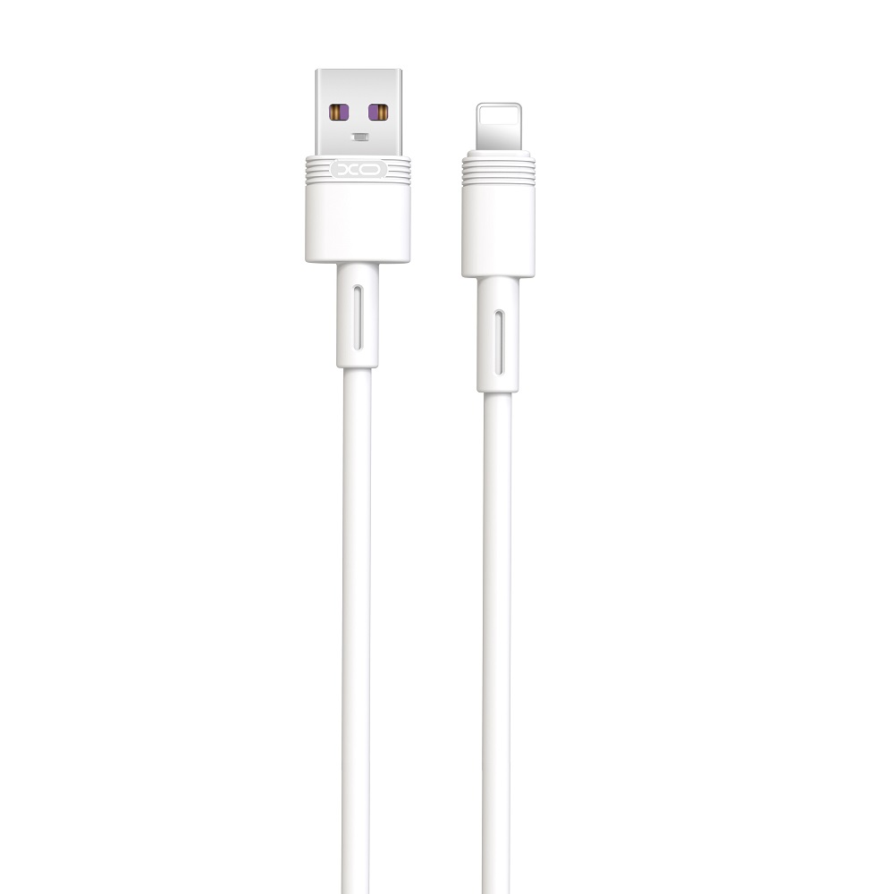 XO kaabel NB-Q166 USB - Lightning 1,0 m 5A, valge