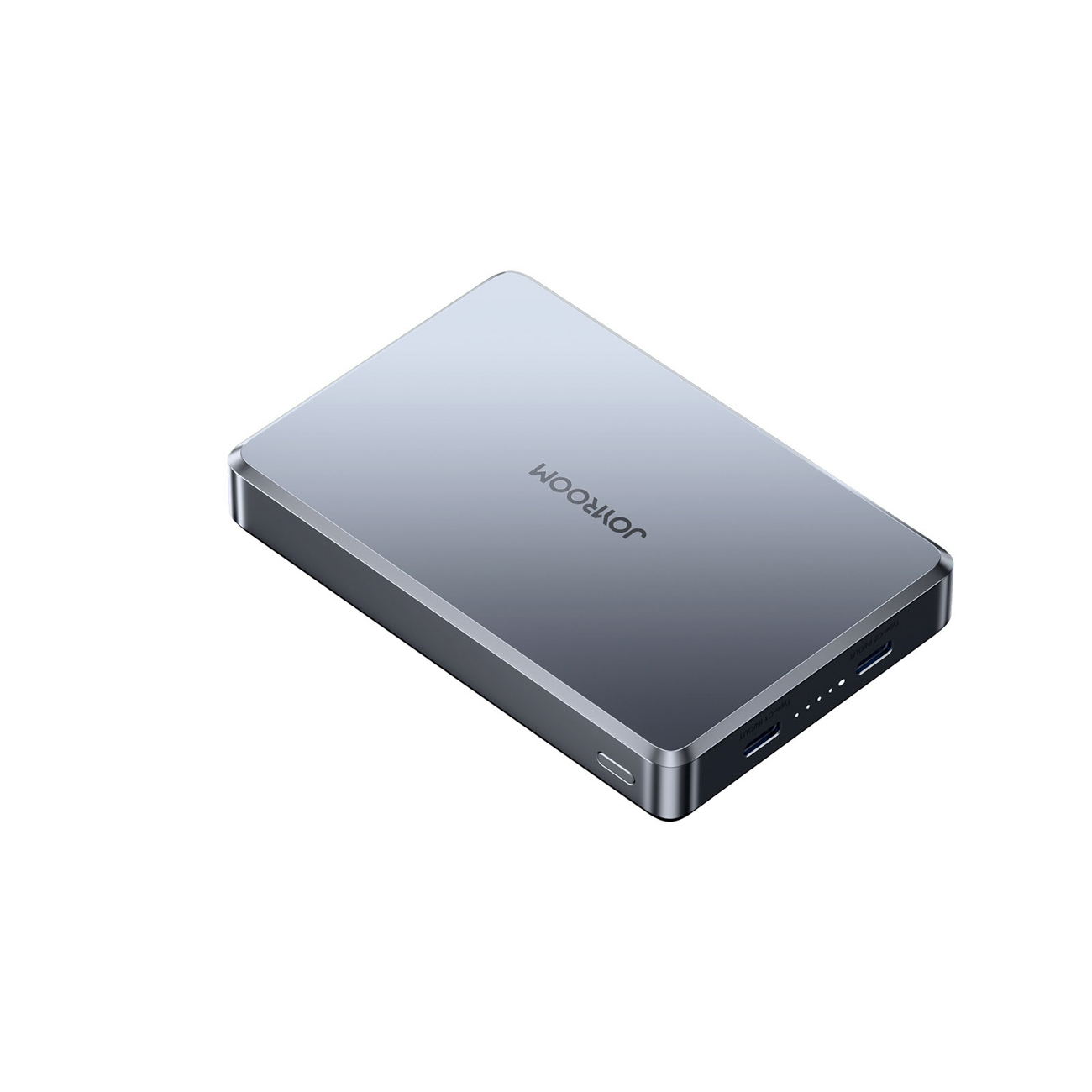 Joyroom JR-PBM08 Pro 22,5 W 10000 mAh akupank juhtmevaba laadimise ja 2 x USB-C-pordiga – hall