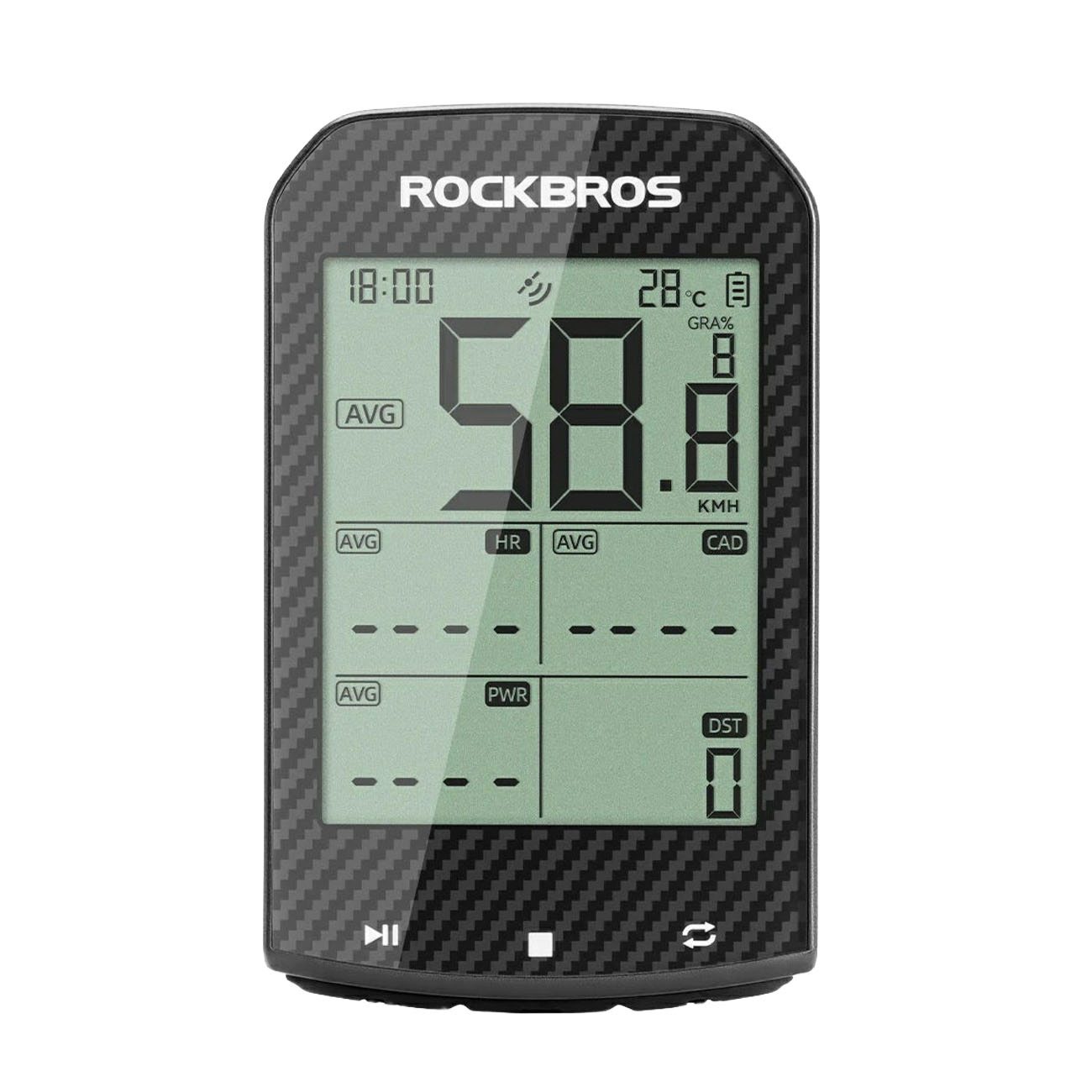 Rockbros M1Pro Bluetooth GPS rattakompuuter, IPX6 – must
