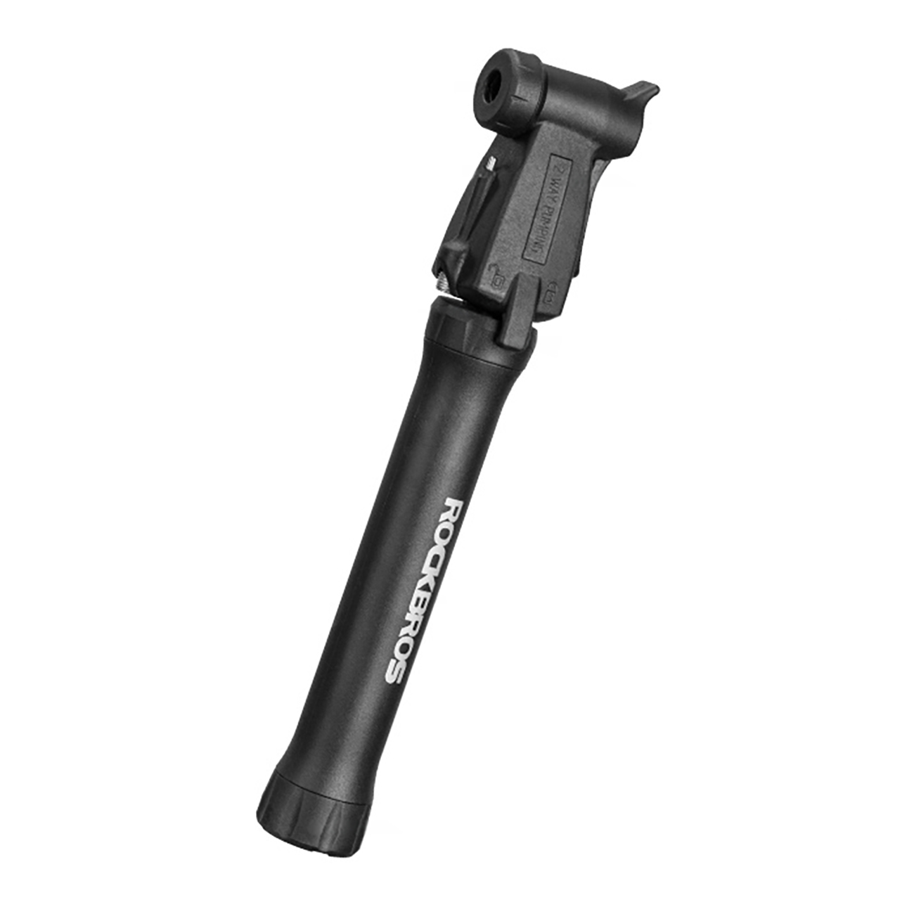 ROCKBROS TM-1701P 80 PSI minipump Presta ja Schrader ventiilidele – värv: must