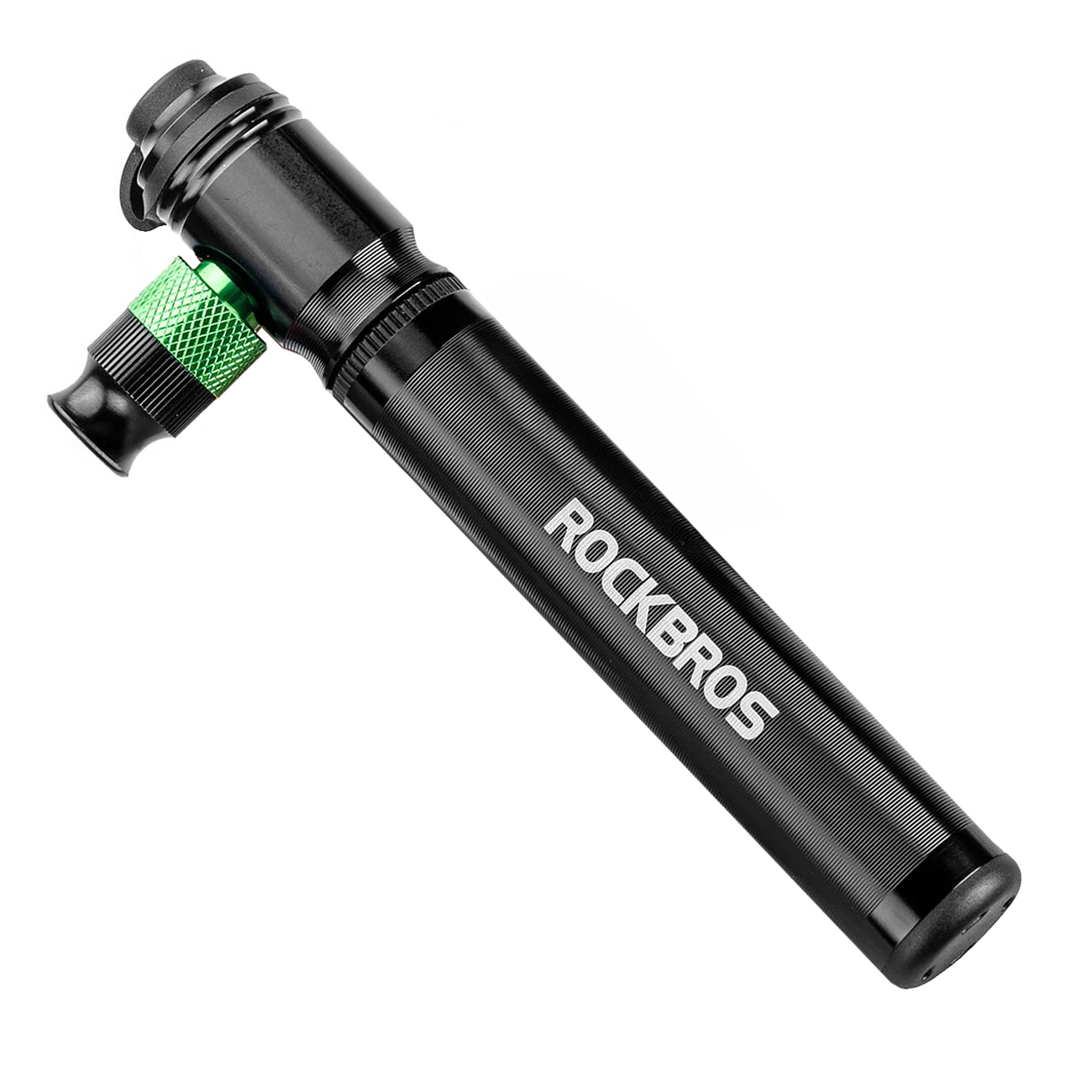 Rockbros HQ-75D-CO2 käsitsi kasutatav alumiiniumist CO2-pump – värv: must