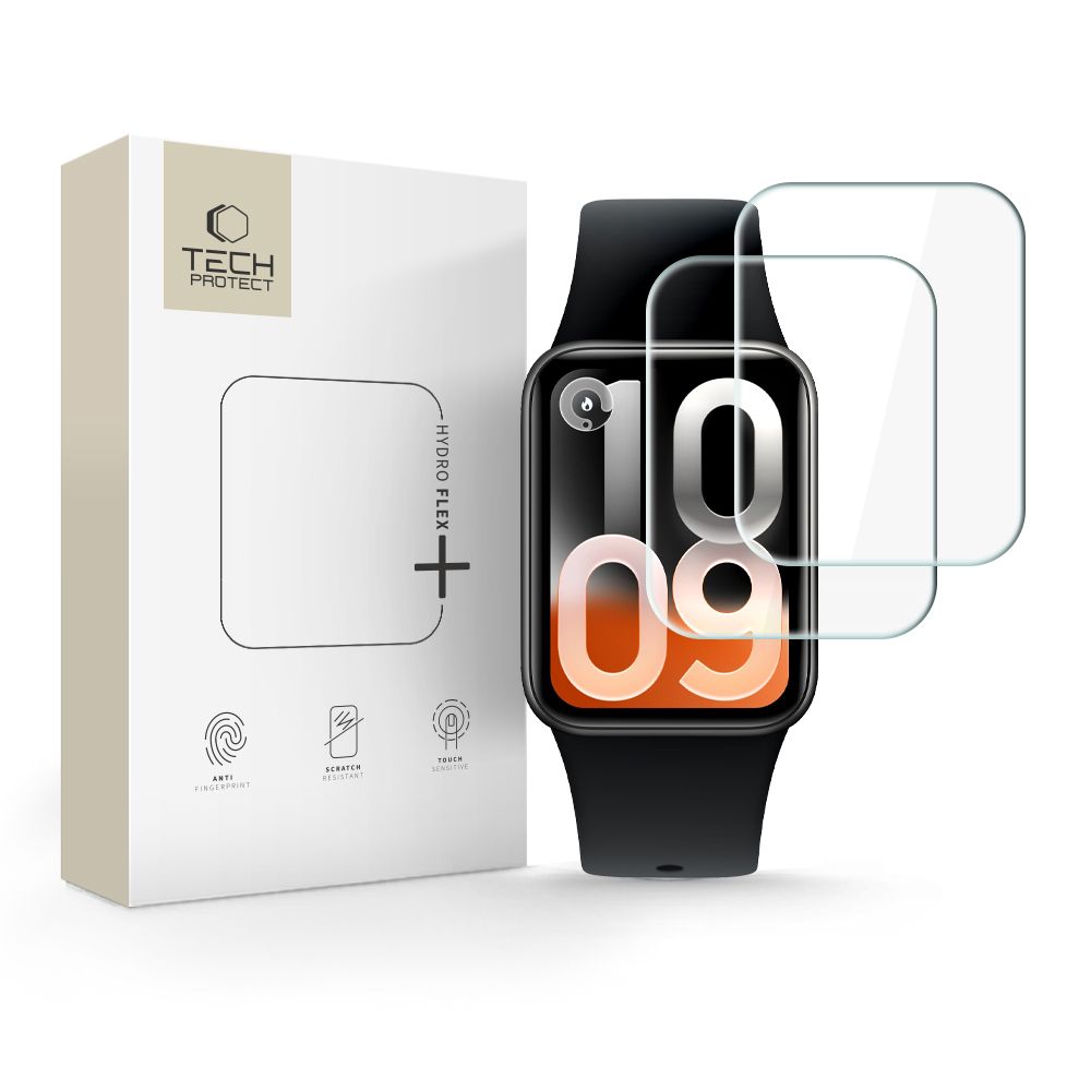Tech-Protect Hydro Flex+ hüdrogeelkile, 2 tk komplekt, Xiaomi Smart Band 10 Pro jaoks