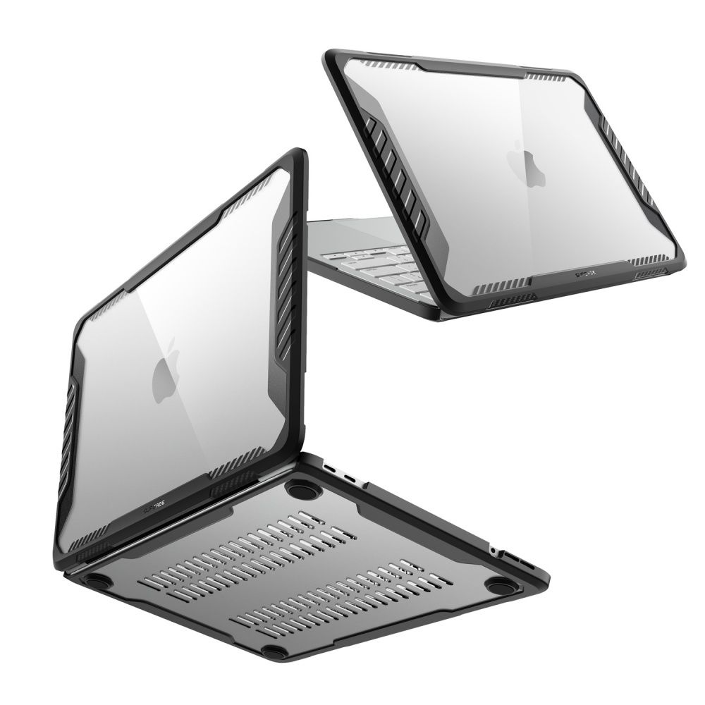 Supcase Unicorn Beetle Pro ümbris MacBook Neo 13" 2026 jaoks, läbipaistev must