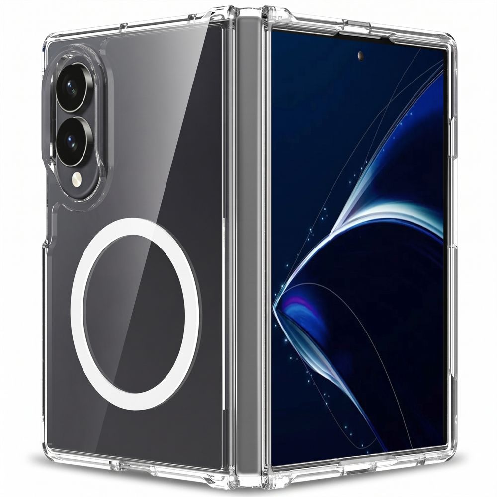 Tech-Protect FlexAir Hybrid MagSafe ümbris Samsung Galaxy Z Fold 8 jaoks, läbipaistev