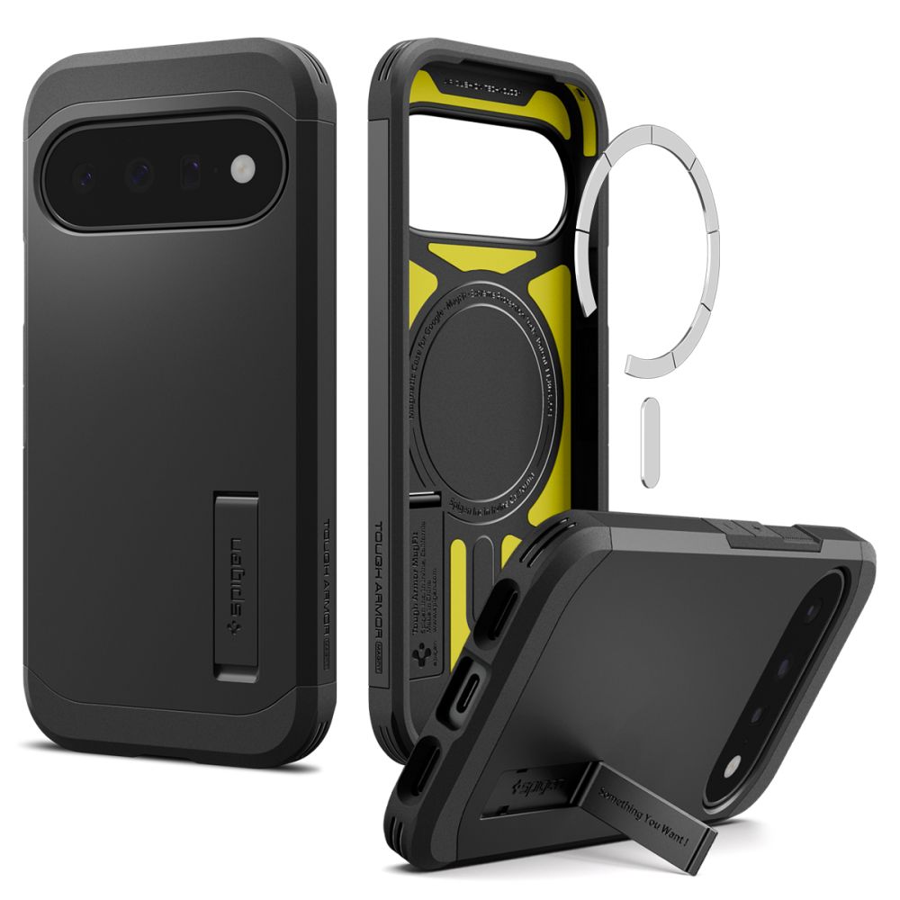 Spigen Tough Armor Mag MagSafe ümbris mudelile Google Pixel 11, must
