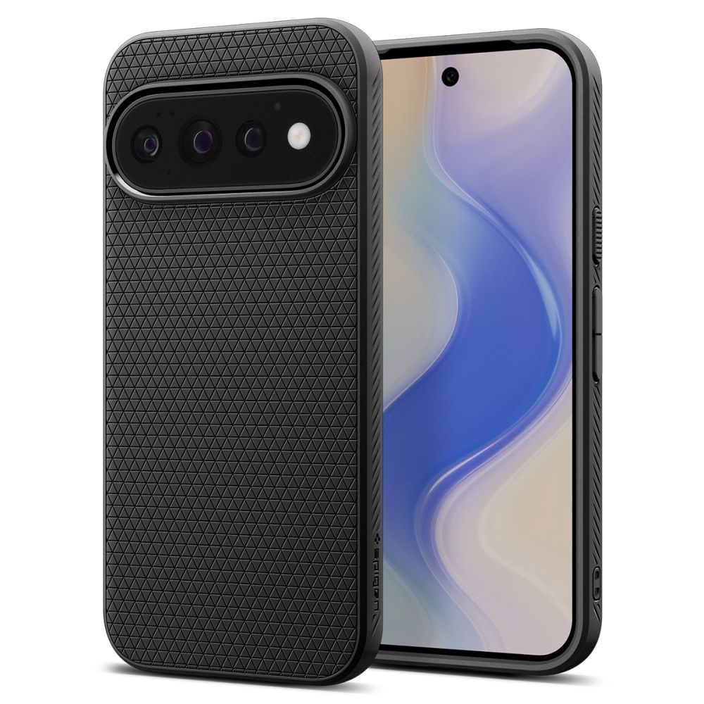 Spigen Liquid Air ümbris mudelile Google Pixel 11 Pro, mattmust