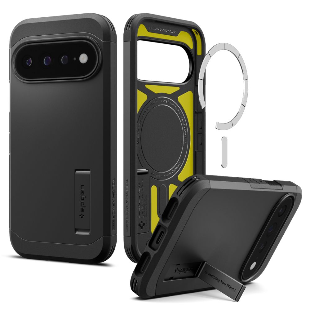 Spigen Tough Armor Mag MagSafe ümbris mudelile Google Pixel 11 Pro XL, must